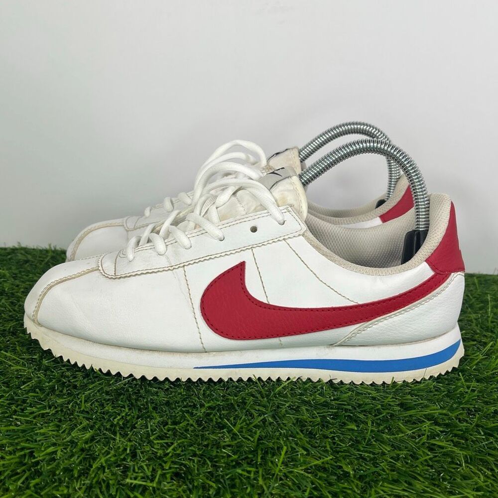 Nike Cortez Basic SL White/Varsity Red Forrest Gump Casual Shoes Sz 7Y/ W 8.5